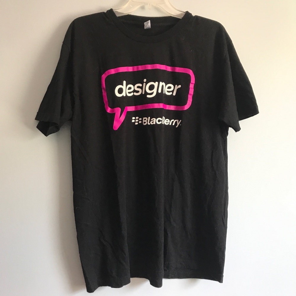 BlackBerry “Designer” T-Shirt American Apparel XL